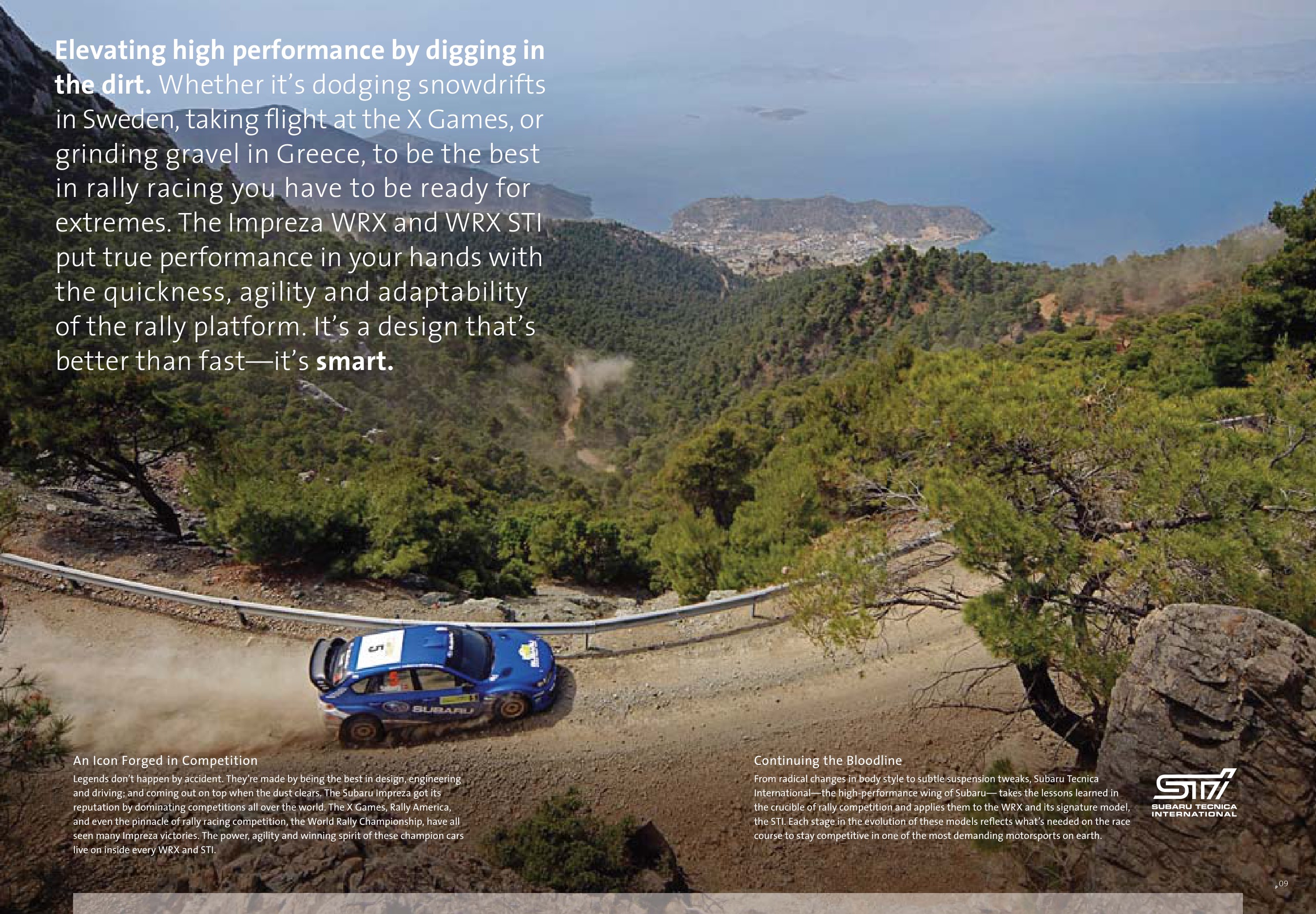 2009 Subaru Impreza WRX Brochure Page 17